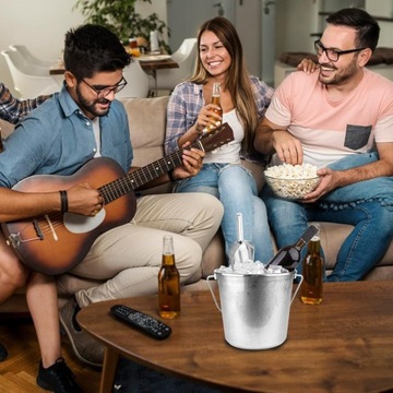 ŁOPATKA STALOWA SZUFELKA KUCHENNA DO PRODUKTÓW SYPKICH METALOWA DUŻA MIARKA