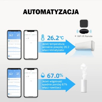 Датчик температуры и влажности ZigBee Tuya