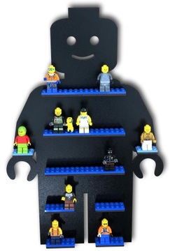 Półka na minifigurki, pomieści 30 figurek