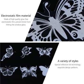 Наклейки на окна с животными, предотвращение столкновений