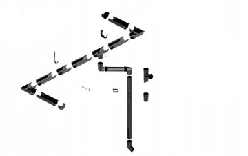 ЖЕЛОБ Bryza PVC 125, длина 1,95 м, ral 9010, БЕЛЫЙ