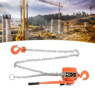 Wciągnik łańcuchowy z dźwignią 1,5 T 3300LBS Nośność 2,5 M Ręczny wciągnik