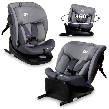 Fotelik samochodowy 40-150cm i-Size 0-36kg obrotowy I-GROW Kinderkraft