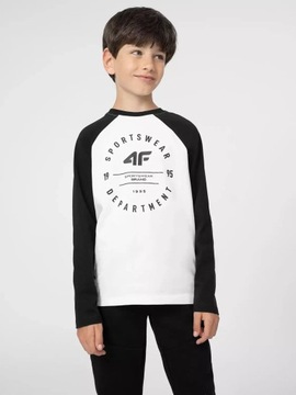 4F KOSZULKA CHŁOPIĘCA BLUZKA Z DŁUGIM RĘKAWEM r. 152