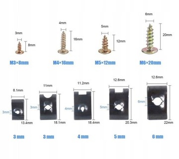 ВИНТЫ, ПЛАСТИНЫ, АВТОМОБИЛЬНЫЕ КРЕПЛЕНИЯ, ШАЙБЫ, ВИНТЫ КОРПУСА