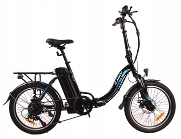 Мужской/женский складной электрический велосипед KAISDA K7 350 Вт, 13 Ач, 20 дюймов, APP city