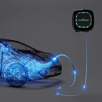 Настенная станция Pulsar Plus Type-2, белая, 22 кВт, 7 м