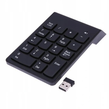 vodool Wireless 2.4G Mini 18-klawisze Num Pad Klaw