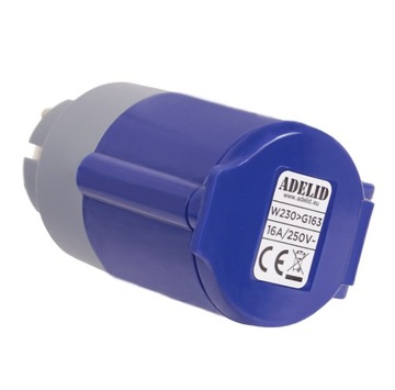 АДАПТЕР CEE ВИЛКА 230 В РОЗЕТКА IP44