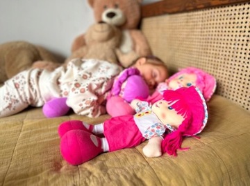 Тряпичная кукла Доротка для девочек с голосовым модулем 27см Тряпичная кукла