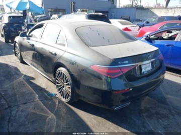 Mercedes Klasa S W223/V223 2022 Mercedes-Benz Klasa S 580 4Matic 2022 4.0 Benzyna 496KM, zdjęcie 3