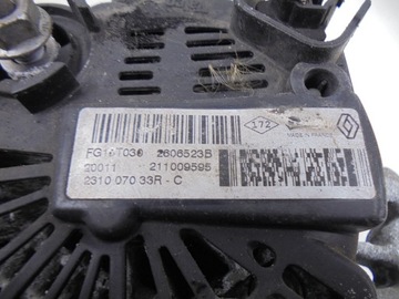 ALTERNÁTOR 231007033R RENAULT SCENIC III 1.6 DCI