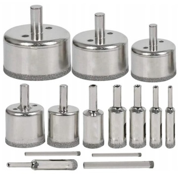 Otwornice diamentowe gresu płytek szkła 3-68 mm