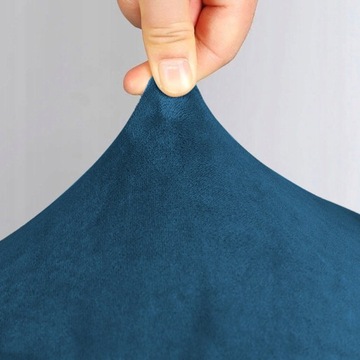 НАБОР ИЗ 4-Х ЧЕХЛОВ ДЛЯ СКАНДИНАВСКОГО СТУЛА, БИРЮЗОВЫЙ ВЕЛЮР