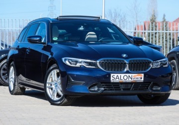 BMW Seria 3 G20-G21 Touring 2.0 330e 292KM 2021 BMW 330 SportLine Lasery HUD Panorama Pamięć ACC Skóra Keyles Webasto Hi-Fi, zdjęcie 26