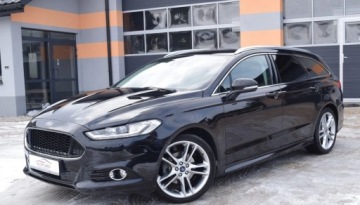 Ford Mondeo V Kombi 2.0 TDCi Bi-Turbo 210KM 2016 Ford Mondeo 2.0 TDCI 210 PS PowerShif ST-Line Fuul Ledy kamera Lopatki Na, zdjęcie 5