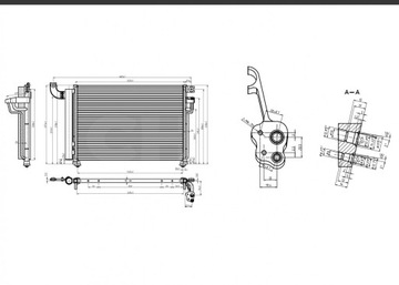 CHLADIČ KLIMATIZACE RIO 1.5CRDI 05- 97606-1G300