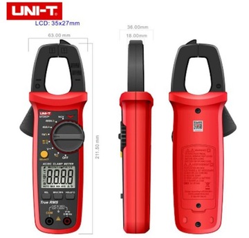 Токоизмерительные клещи UT202+ UNI-T True RMS NCV