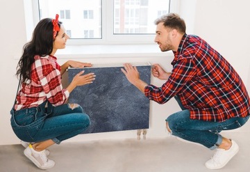 MAGNETYCZNA OSŁONA NA KALORYFER 60x60 ŁUPEK FOTOTAPETA