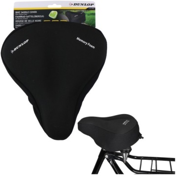ЧЕХОЛ ВЕЛОСИПЕДНОГО СИДЕНЬЯ DUNLOP из пены с эффектом памяти