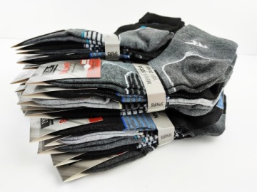 10x SPORTS SOCKS DURABLE Antibacterial SILVER