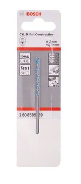 Сверло BOSCH MultiConstruction 3 мм CYL-9 40/70