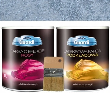 Farba o efekcie rosy 1L farby+1L podkład KPL.