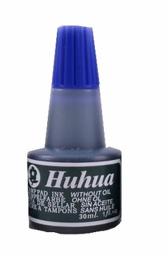 Tusz do stempli pieczątek 30 ml Titanum Niebieski