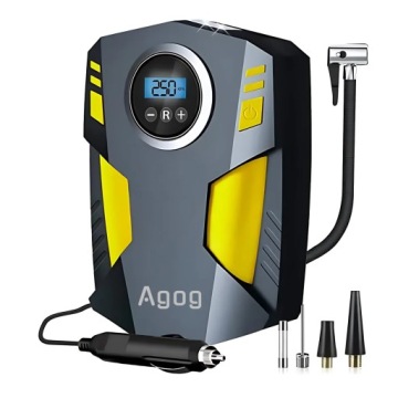 Automobilový Kompresor 12 V, Přenosný, Výkonný, 10 Bar, Elektrická Pumpa Agog
