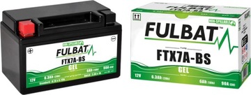 Akumulator FULBAT YTX7A-BS (TTX7A-BS)(Żelowy, bezobsługowy)