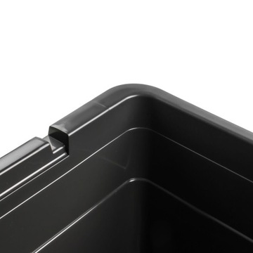 Keeper Очень прочный передвижной ящик, графит. Объем: 33 л.