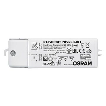 Zasilacz Halogenowy AC 20-70W 12V ET-PARROT OSRAM