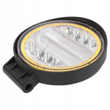 72W LED Work Light 6000K Angel Eyes IP68