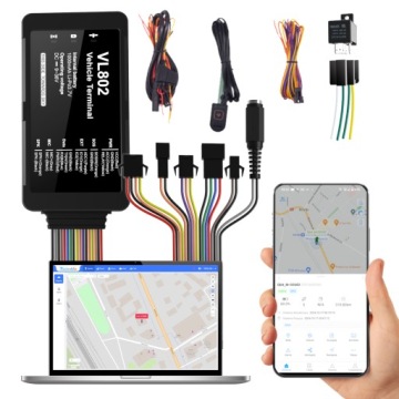 GPS Locator 4G/2G Car Transmitter, Cars + SIM Card + Access 10 Years