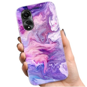 ETUI CASE SILIKONOWE OBUDOWA PLECKI NA TELEFON DO OPPO A58 A78 5G WZORY