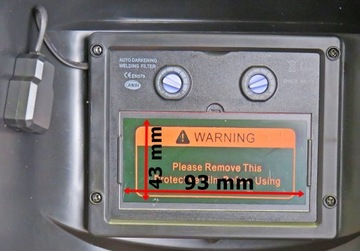 СВАРОЧНАЯ МАСКА АВТОЗАТЕМНЯЮЩИЙСЯ ФИЛЬТР ДЛЯ ШЛЕМА