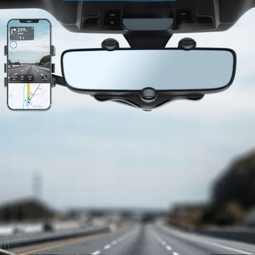 ДЕРЖАТЕЛЬ ДЛЯ ТЕЛЕФОНА НА ЗЕРКАЛО ЗАДНЕГО ОБЗОРА В АВТОМОБИЛЬ