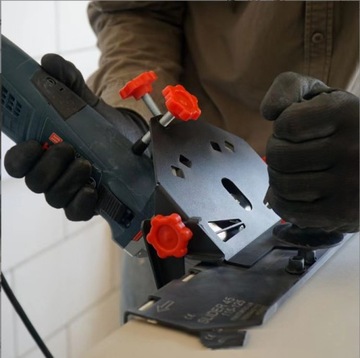 НАСАДКА ДЛЯ УГЛОВОЙ ШЛИФНИРОВКИ ДЛЯ РЕЗКИ ПЛИТКИ ПОД УГЛОМ 45°.