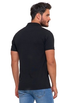 РУБАШКА ПОЛО МУЖСКАЯ ИЗ ЧАСАННОГО ХЛОПКА ПРЕМИУМ ЛИНИЯ ELEGANT MORAJ M ЧЕРНАЯ