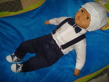 КОМПЛЕКТ ХЛОПКОВАЯ ОДЕЖДА/КРЕЩЕНИЕ/СВАДЬБА/ШАПКА 74