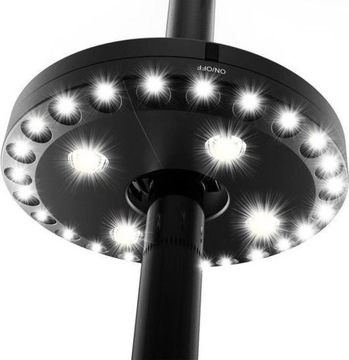 OŚWIETLENIE POD PARASOL OGRODOWY LAMPA LED LAMPKA NA OGRÓD BALKON
