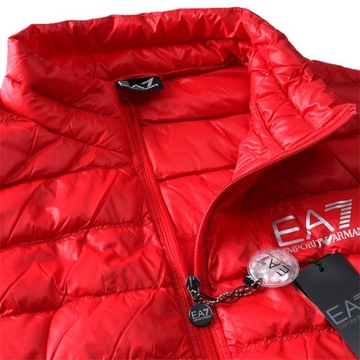 EMPORIO ARMANI EA7 włoska kurtka puchowa RED XXL