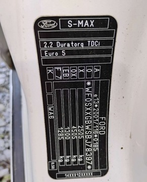 Ford S-Max I Van Facelifting 2.2 Duratorq TDCi DPF 200KM 2011 Ford S-Max 2011r, 2.2 TDCI. AUTOMAT. Lekko uszkodzony lewy przod. 2.2, zdjęcie 26