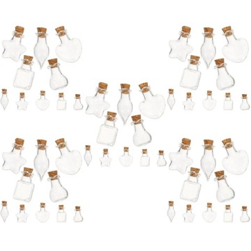 Рождественское украшение из мини-стеклянной бутылки Cor