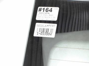 MERCEDES C TŘÍDA W203 SKLO (OKNO) ZADNÍ SEDAN