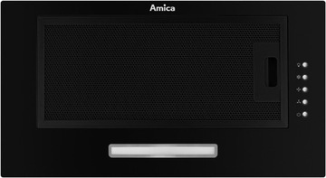 Okap meblowy Amica OMP6211B 52cm wydajność 250m3/h LED 4W SlimSize Czarny