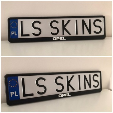 Рамка номерного знака OPEL