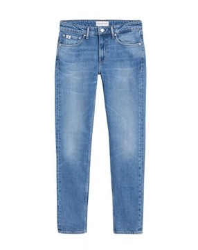 Calvin Klein Jeans spodnie J30J323849 1AA niebieski 33/32