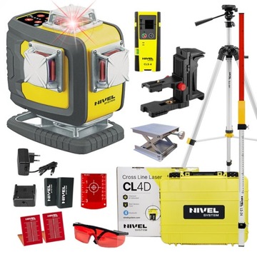 NIVEL SYSTEM CL4D-R LASER CZERWONY ZESTAW CLS4