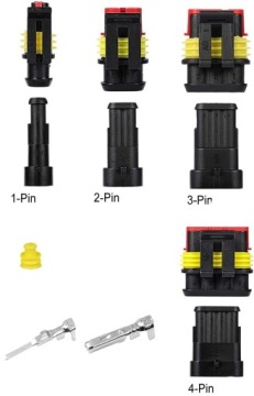 Герметические кубики кубики Superseal 352 PCS 1 234 PIN -код